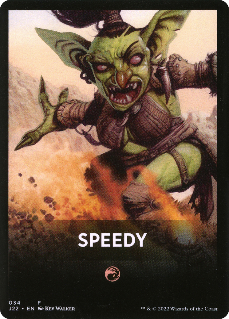 Speedy Theme Card [Jumpstart 2022 Front Cards] | KingTCG.ca