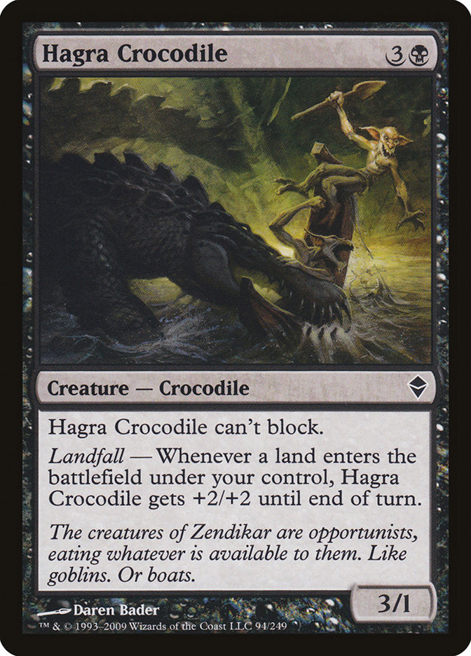 Hagra Crocodile [Zendikar] | KingTCG.ca