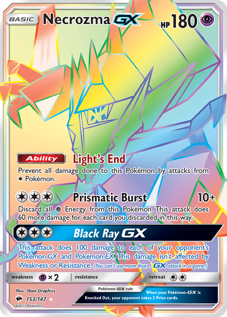 Necrozma GX (153/147) [Sun & Moon: Burning Shadows] | KingTCG.ca