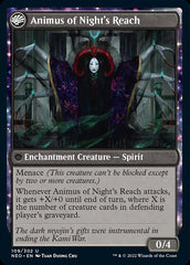 The Long Reach of Night // Animus of Night's Reach [Kamigawa: Neon Dynasty] | KingTCG.ca