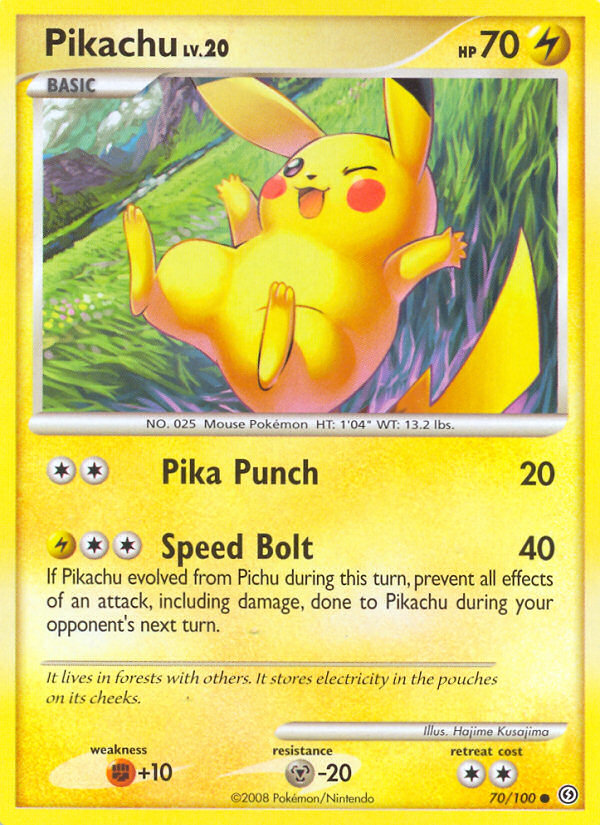 Pikachu (70/100) [Diamond & Pearl: Stormfront] | KingTCG.ca