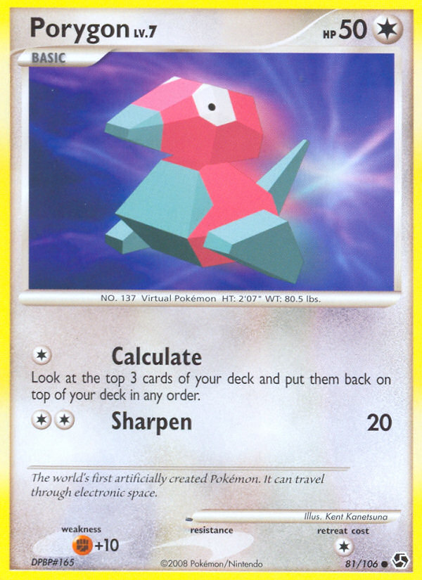 Porygon (81/106) [Diamond & Pearl: Great Encounters] | KingTCG.ca