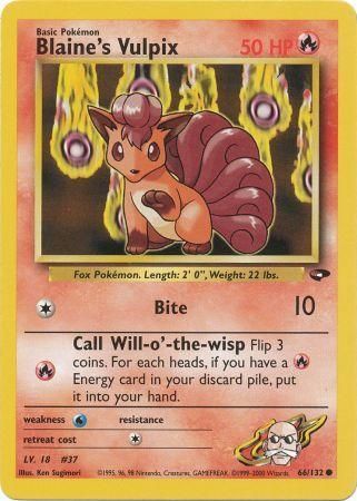 Blaine's Vulpix (66/132) [Gym Challenge] | KingTCG.ca