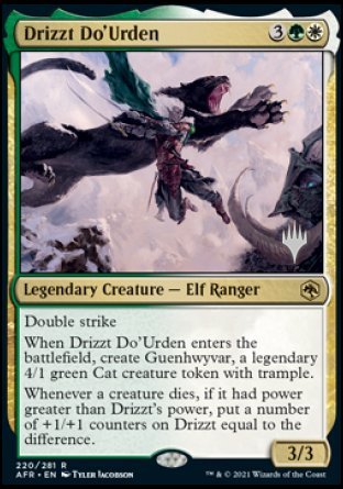 Drizzt Do'Urden (Promo Pack) [Dungeons & Dragons: Adventures in the Forgotten Realms Promos] | KingTCG.ca