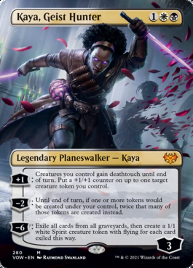 Kaya, Geist Hunter (Borderless) [Innistrad: Crimson Vow] | KingTCG.ca