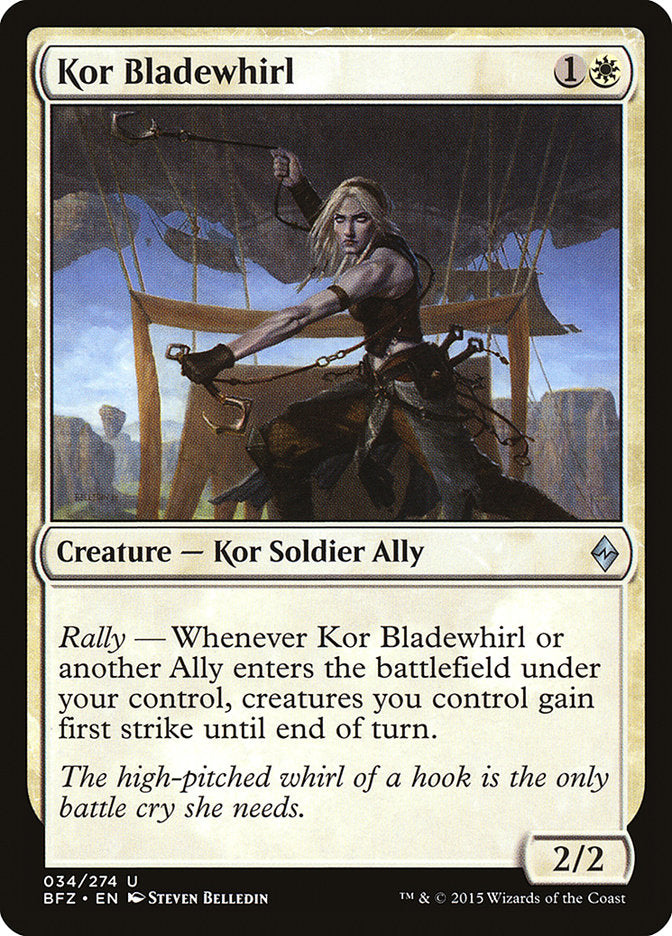 Kor Bladewhirl [Battle for Zendikar] | KingTCG.ca