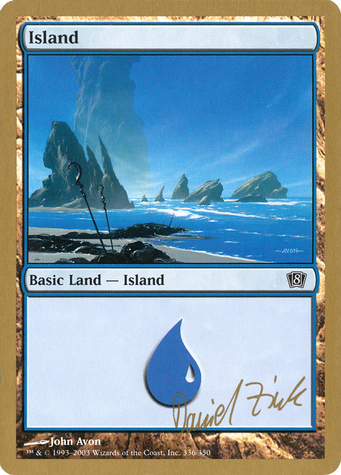 Island (dz336) (Daniel Zink) [World Championship Decks 2003] | KingTCG.ca