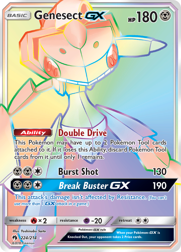 Genesect GX (224/214) [Sun & Moon: Lost Thunder] | KingTCG.ca