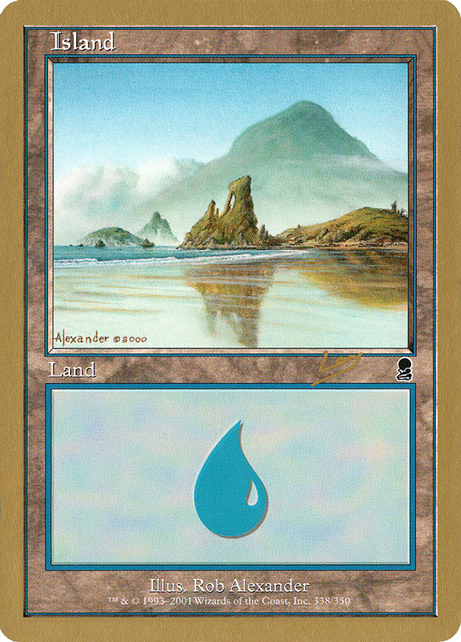 Island (rl338) (Raphael Levy) [World Championship Decks 2002] | KingTCG.ca