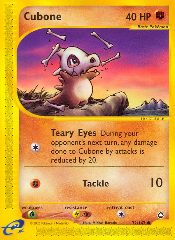 Cubone (72/147) [Aquapolis] | KingTCG.ca