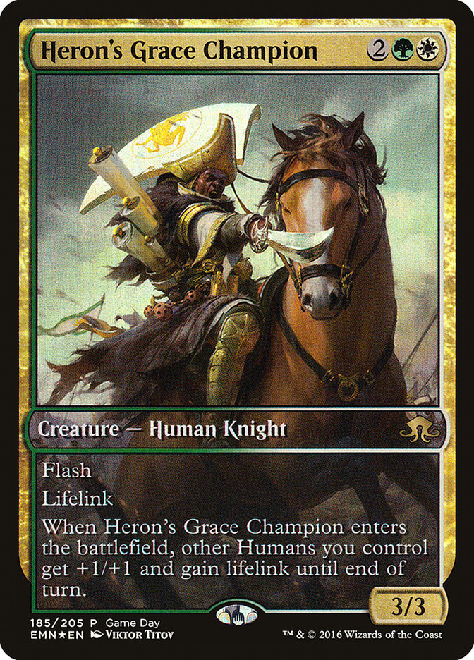 Heron's Grace Champion [Eldritch Moon Promos] | KingTCG.ca