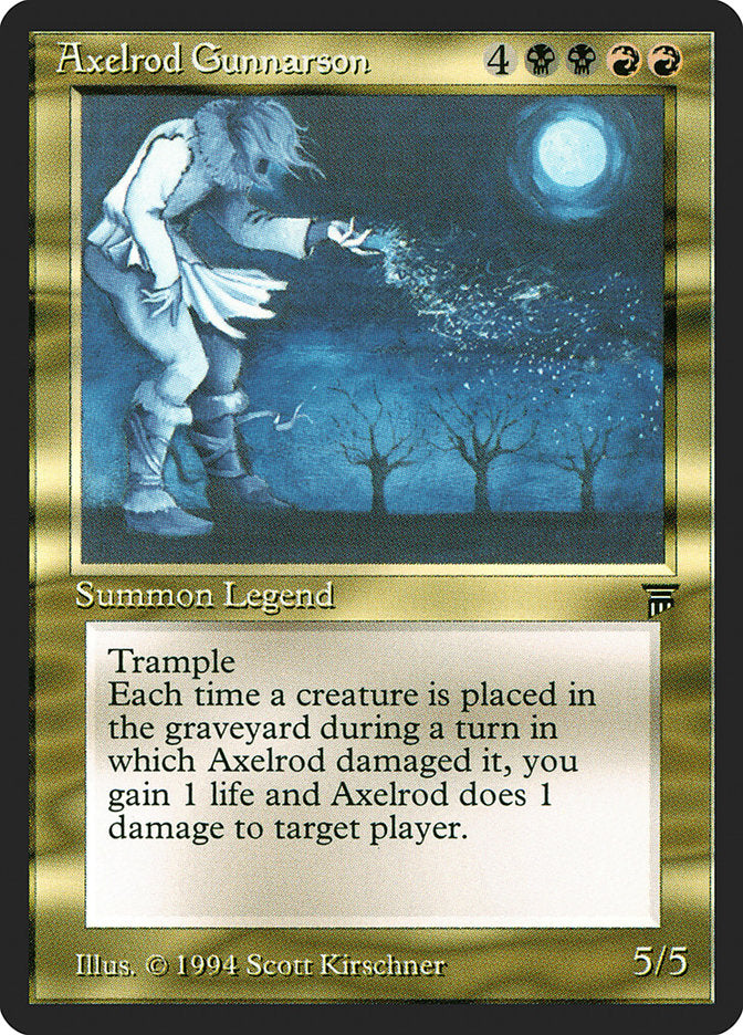 Axelrod Gunnarson [Legends] | KingTCG.ca