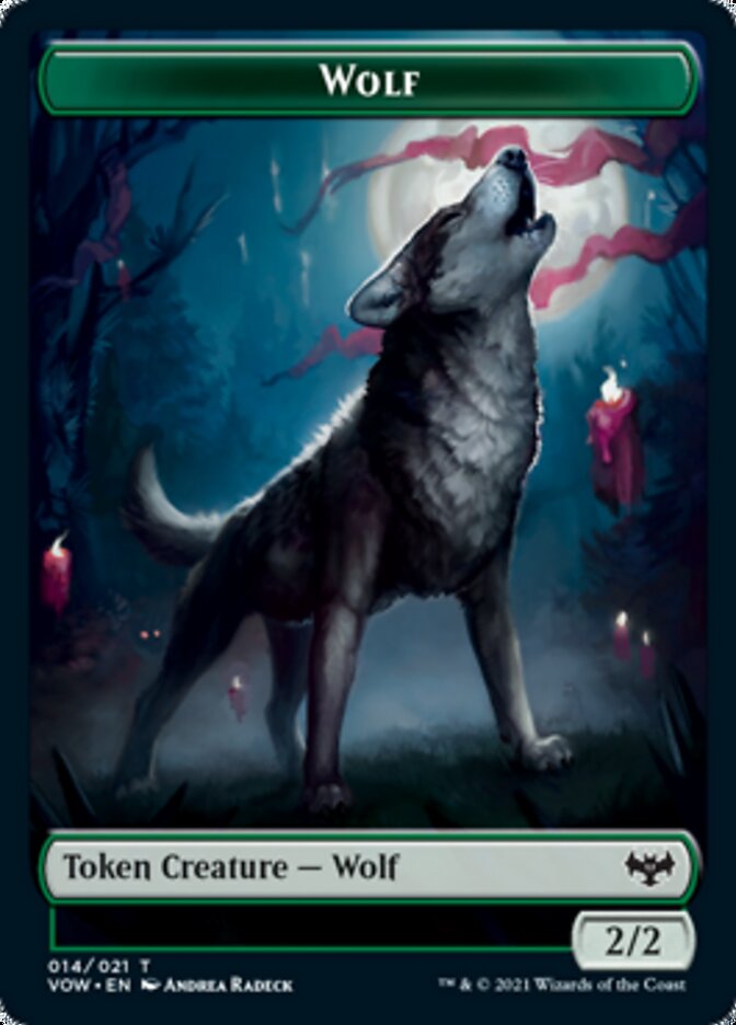 Insect // Wolf (014) Double-sided Token [Innistrad: Crimson Vow Tokens] | KingTCG.ca