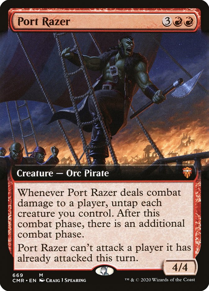 Port Razer (Extended Art) [Commander Legends] | KingTCG.ca