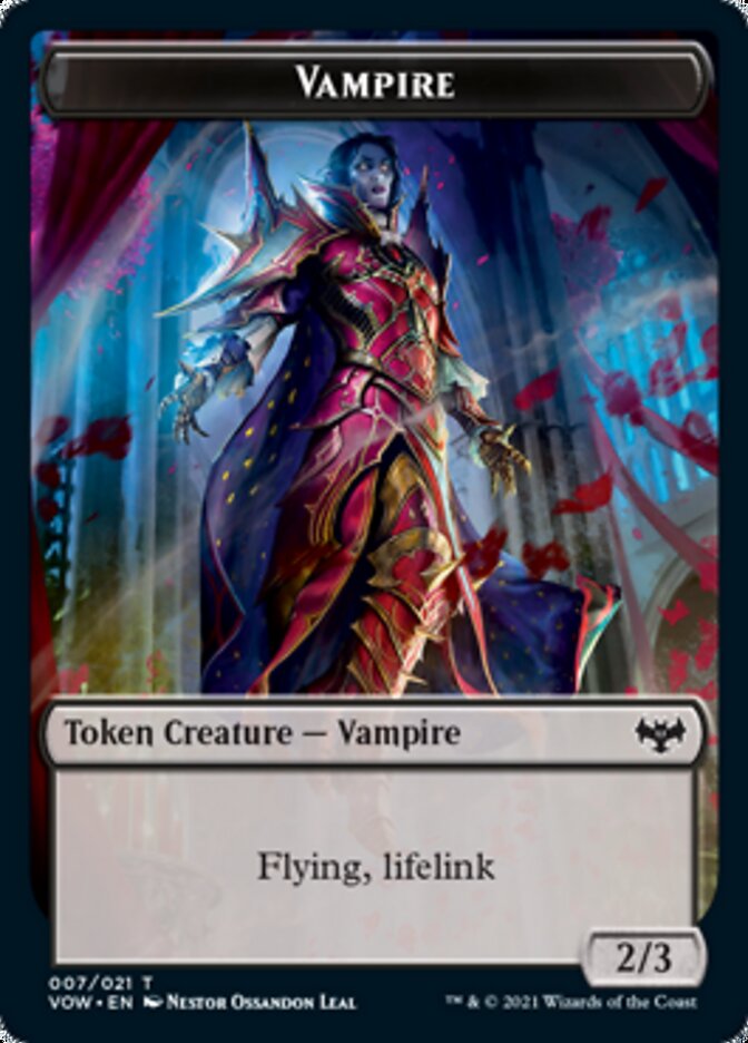 Vampire Token (007) [Innistrad: Crimson Vow Tokens] | KingTCG.ca