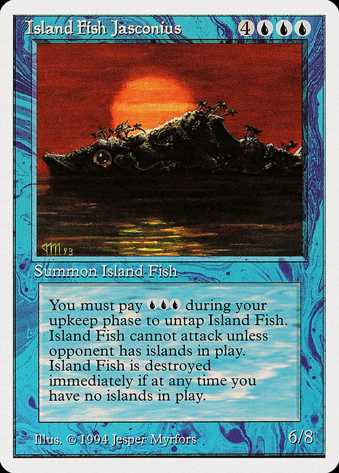 Island Fish Jasconius [Summer Magic / Edgar] | KingTCG.ca