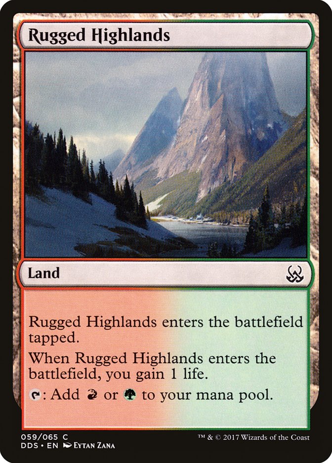 Rugged Highlands [Duel Decks: Mind vs. Might] | KingTCG.ca