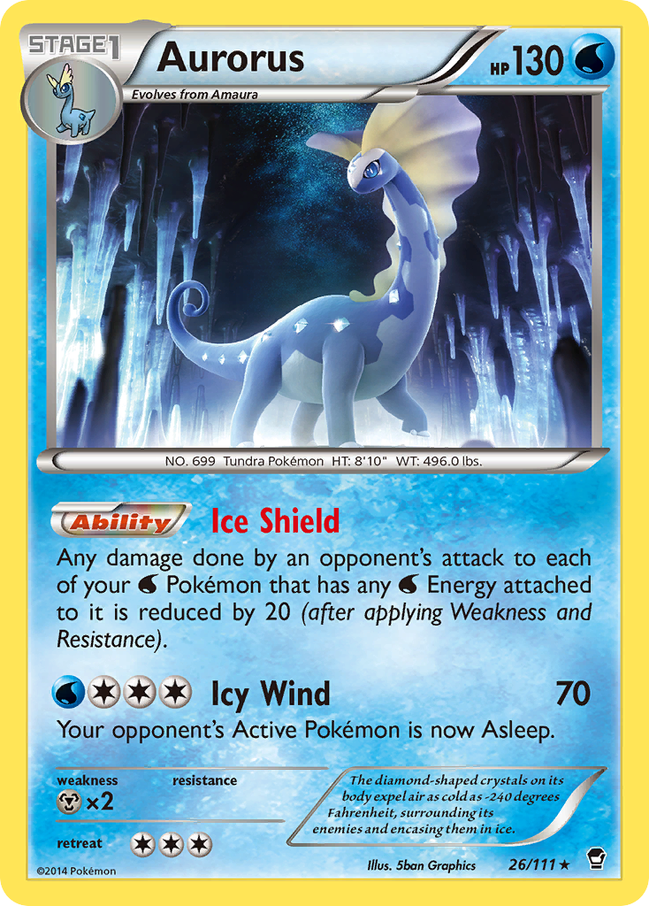 Aurorus (26/111) [XY: Furious Fists] | KingTCG.ca