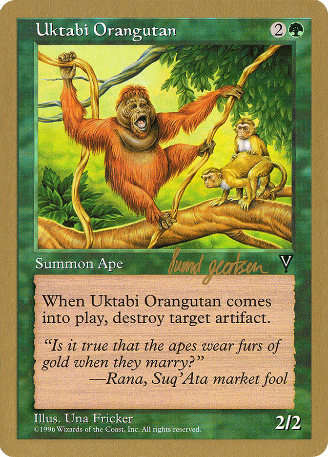 Uktabi Orangutan (Svend Geertsen) (SB) [World Championship Decks 1997] | KingTCG.ca