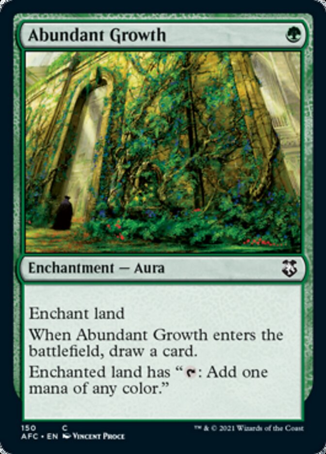 Abundant Growth [Dungeons & Dragons: Adventures in the Forgotten Realms Commander] | KingTCG.ca