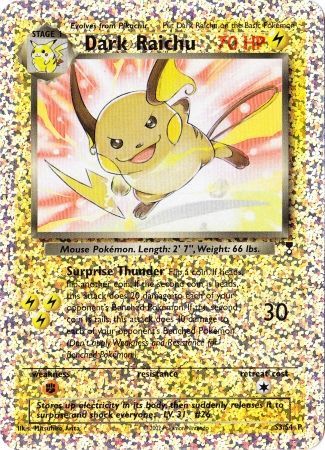 Dark Raichu (S3/S4) [Box Topper] | KingTCG.ca