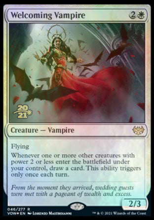 Welcoming Vampire [Innistrad: Crimson Vow Prerelease Promos] | KingTCG.ca