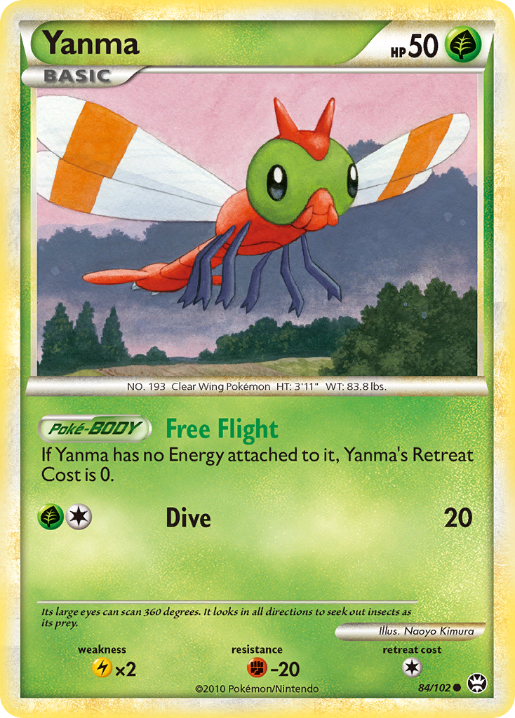 Yanma (84/102) [HeartGold & SoulSilver: Triumphant] | KingTCG.ca