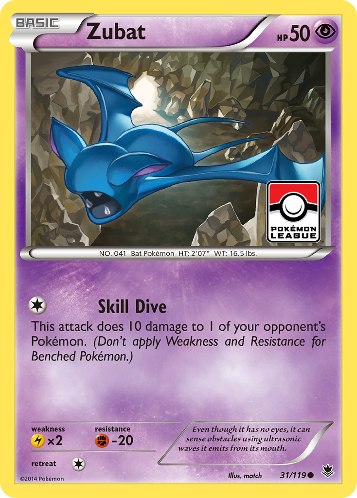 Zubat (31/119) [XY: Phantom Forces] | KingTCG.ca