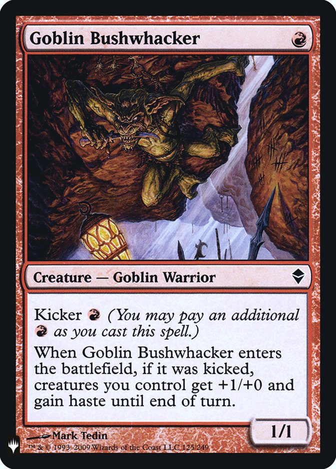 Goblin Bushwhacker [Mystery Booster] | KingTCG.ca