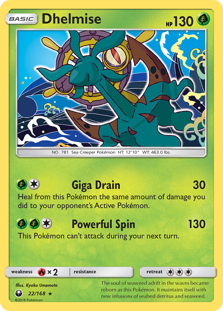 Dhelmise (22/168) [Sun & Moon: Celestial Storm] | KingTCG.ca