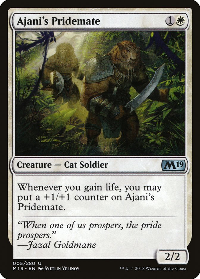 Ajani's Pridemate [Core Set 2019] | KingTCG.ca