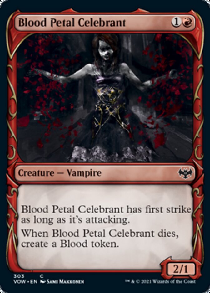 Blood Petal Celebrant (Showcase Fang Frame) [Innistrad: Crimson Vow] | KingTCG.ca