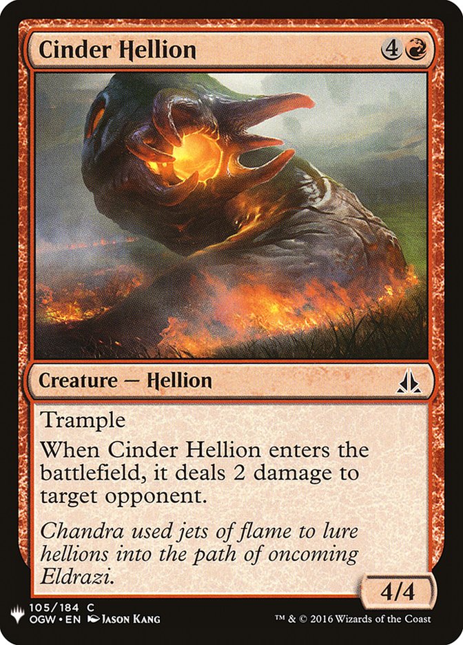 Cinder Hellion [Mystery Booster] | KingTCG.ca