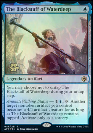 The Blackstaff of Waterdeep [Dungeons & Dragons: Adventures in the Forgotten Realms Prerelease Promos] | KingTCG.ca