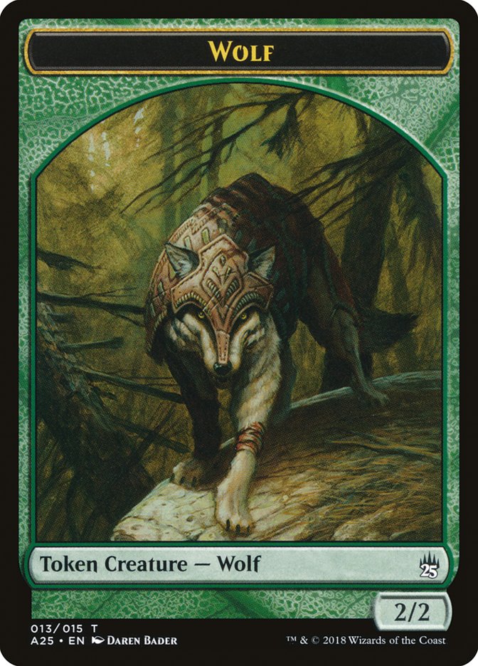 Wolf [Masters 25 Tokens] | KingTCG.ca