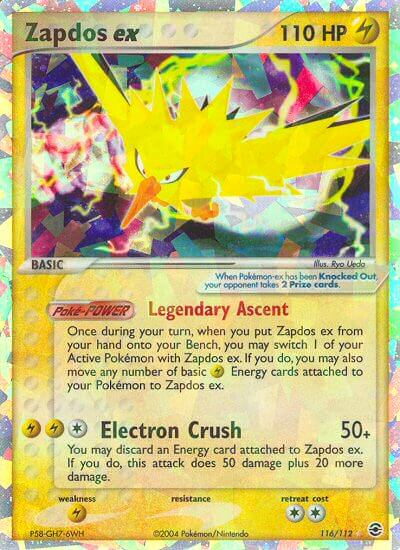 Zapdos ex (116/112) [EX: FireRed & LeafGreen] | KingTCG.ca