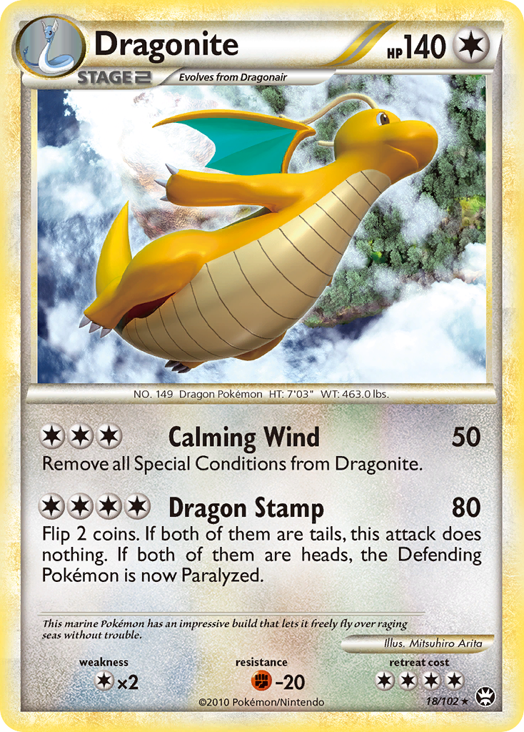 Dragonite (18/102) [HeartGold & SoulSilver: Triumphant] | KingTCG.ca