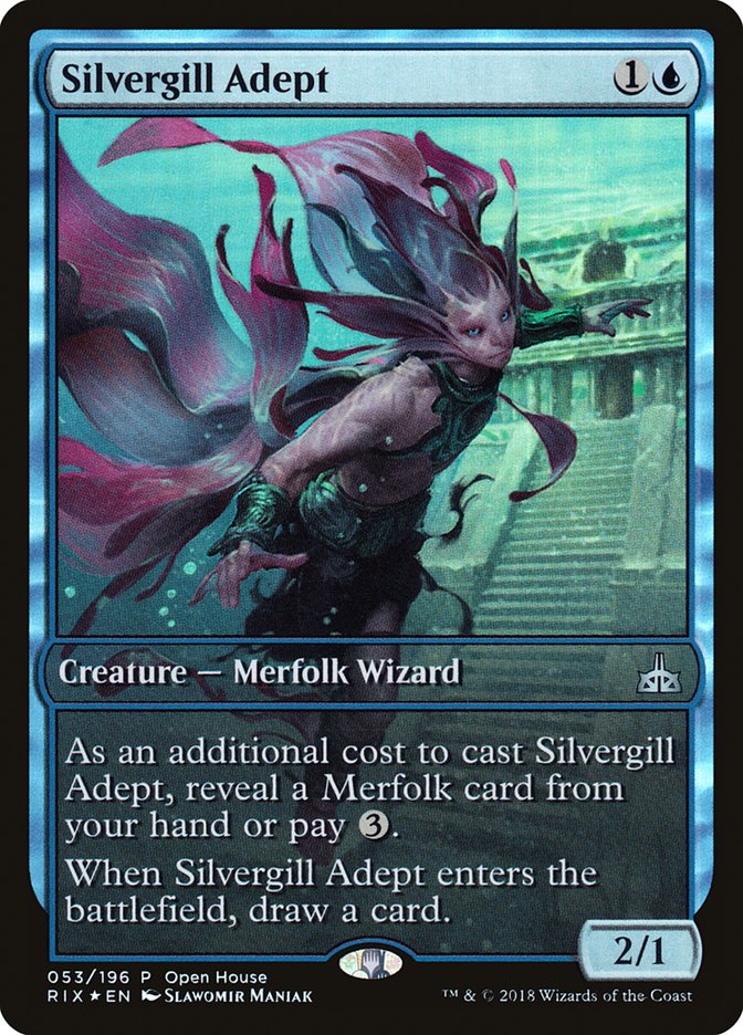 Silvergill Adept [Rivals of Ixalan Promos] | KingTCG.ca