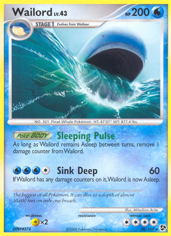 Wailord (30/106) [Diamond & Pearl: Great Encounters] | KingTCG.ca