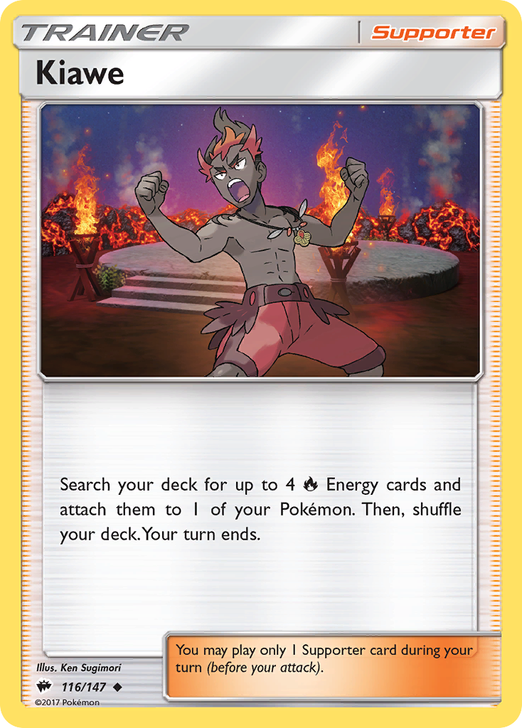 Kiawe (116/147) [Sun & Moon: Burning Shadows] | KingTCG.ca