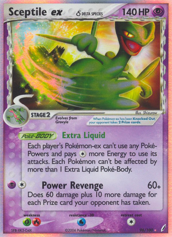 Sceptile ex (96/100) (Delta Species) [EX: Crystal Guardians] | KingTCG.ca