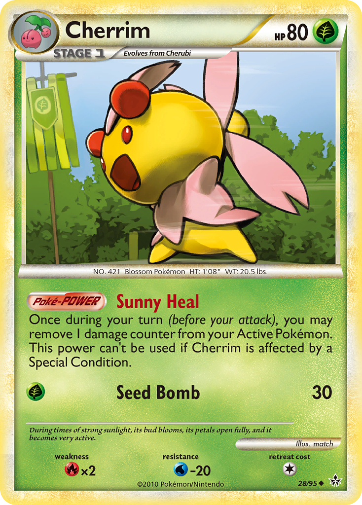 Cherrim (28/95) [HeartGold & SoulSilver: Unleashed] | KingTCG.ca