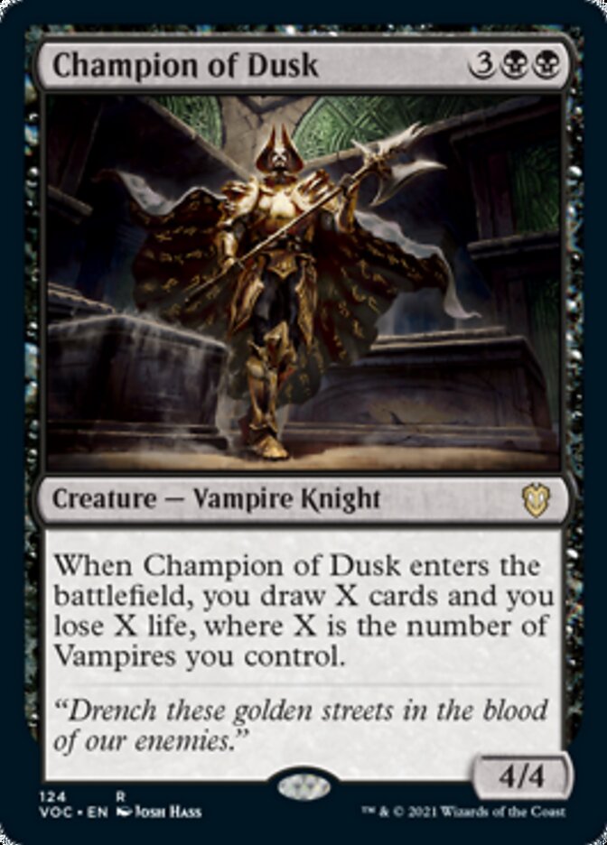 Champion of Dusk [Innistrad: Crimson Vow Commander] | KingTCG.ca