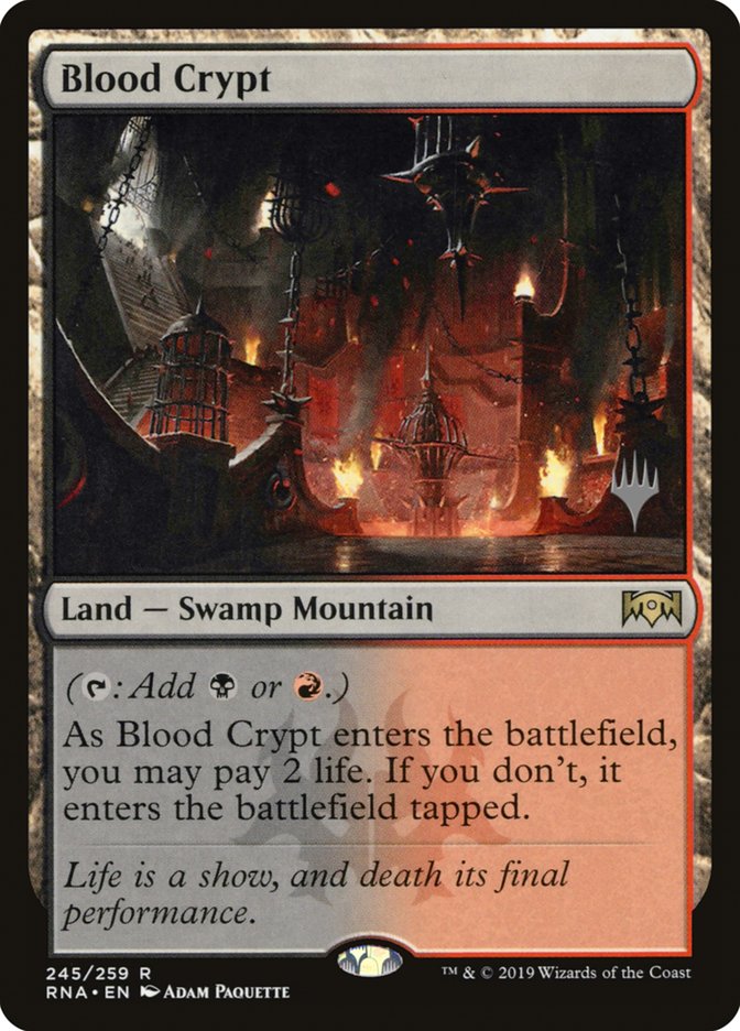 Blood Crypt [Ravnica Allegiance Promos] | KingTCG.ca