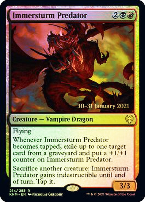 Immersturm Predator  [Kaldheim Prerelease Promos] | KingTCG.ca