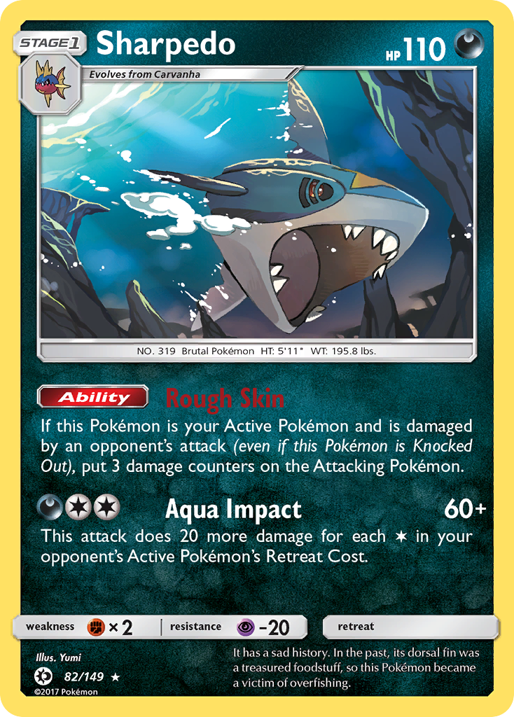 Sharpedo (82/149) [Sun & Moon: Base Set] | KingTCG.ca