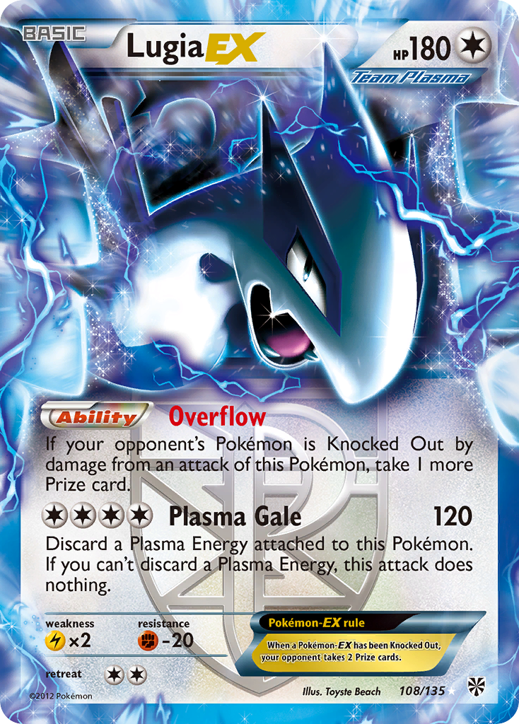 Lugia EX (108/135) [Black & White: Plasma Storm] | KingTCG.ca