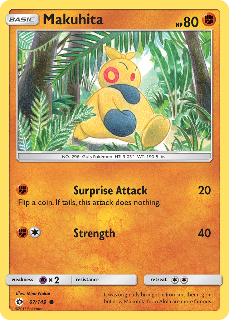 Makuhita (67/149) [Sun & Moon: Base Set] | KingTCG.ca