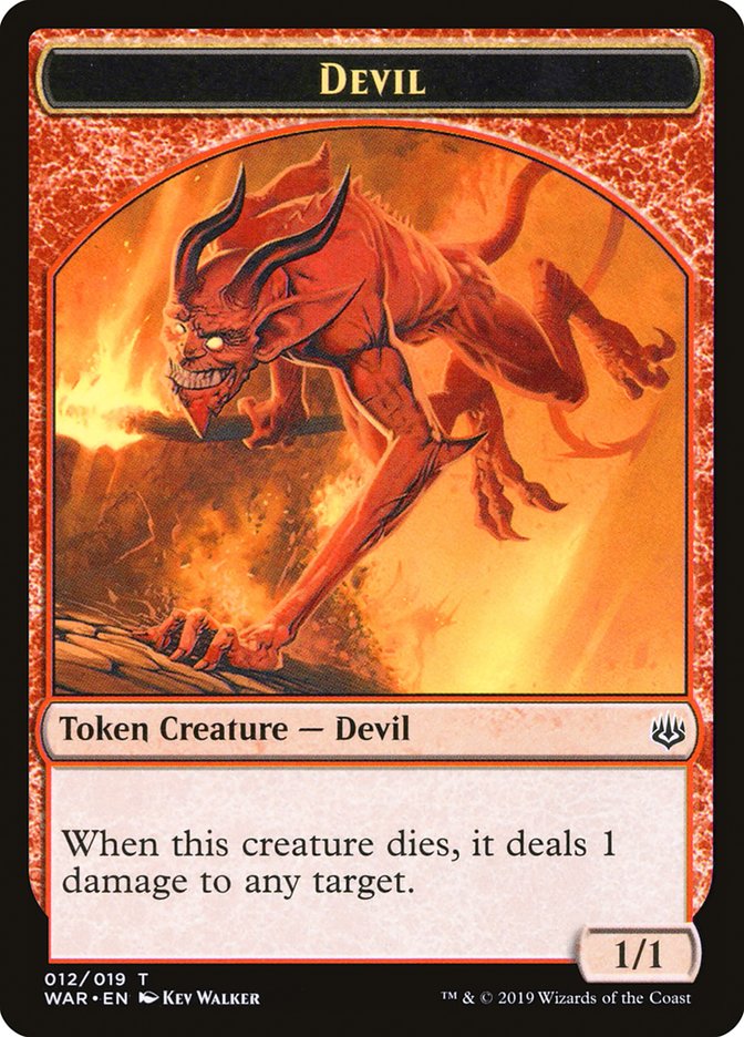 Devil [War of the Spark Tokens] | KingTCG.ca