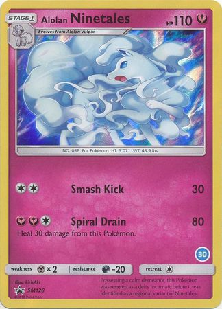 Alolan Ninetales (SM128) [Sun & Moon: Trainer Kit - Alolan Sandslash & Alolan Ninetales] | KingTCG.ca